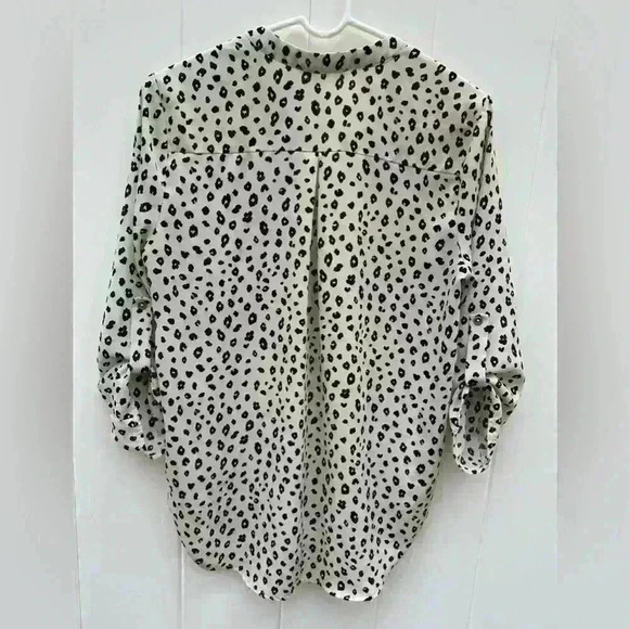 Lush Leopard print 3/4 sleeve blouse SZ medium - Picture 3 of 3